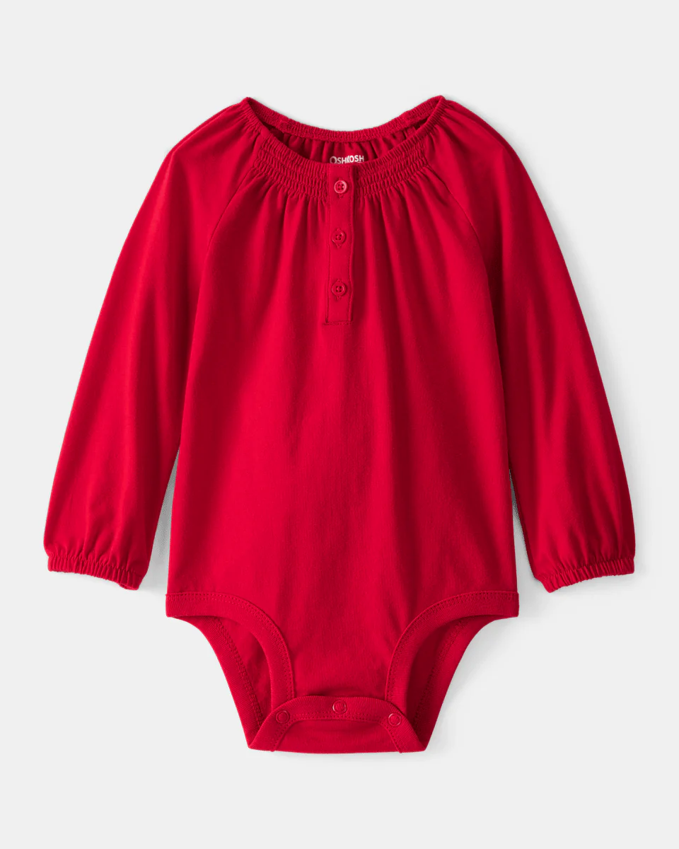 Body de moda con botones rojo
