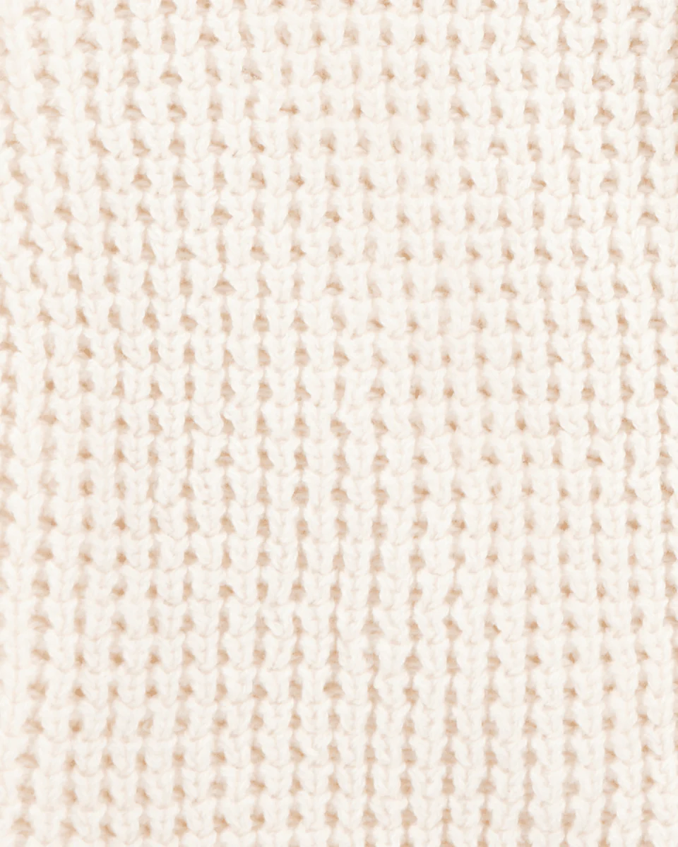 Chaqueta punto canalé capucha diseño oso - Image 2