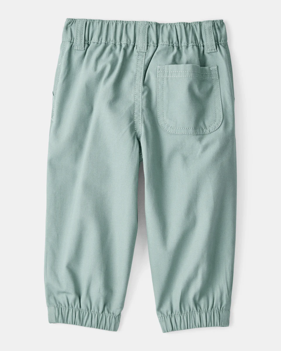 Conjunto 2 piezas camisa de cuadros con capucha y joggers - Image 3