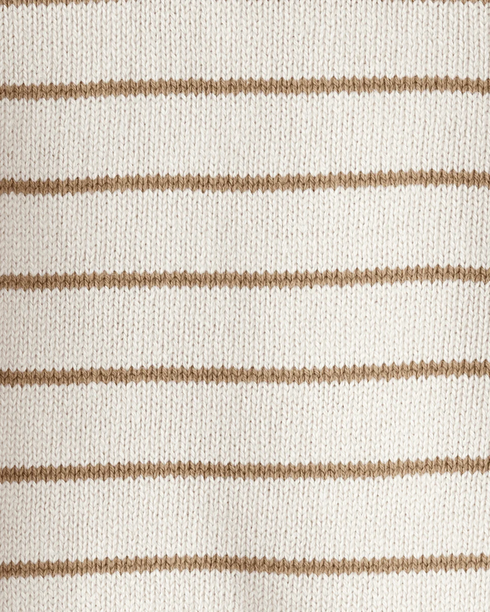 Conjunto 2 piezas suéter de rayas y pantalón cargo - Image 3