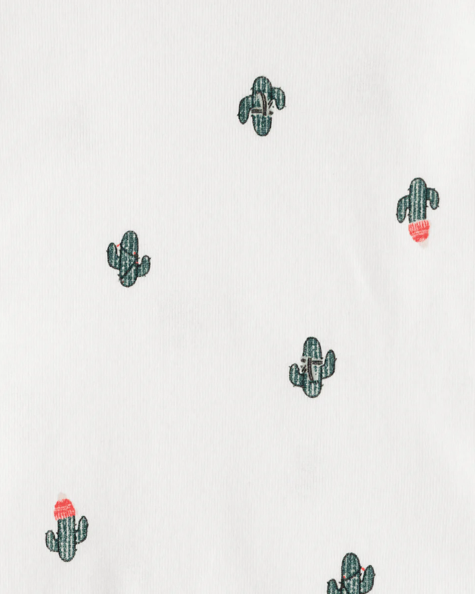 Conjunto tres piezas chaqueta de forro polar con cactus, body y pantalón - Image 6