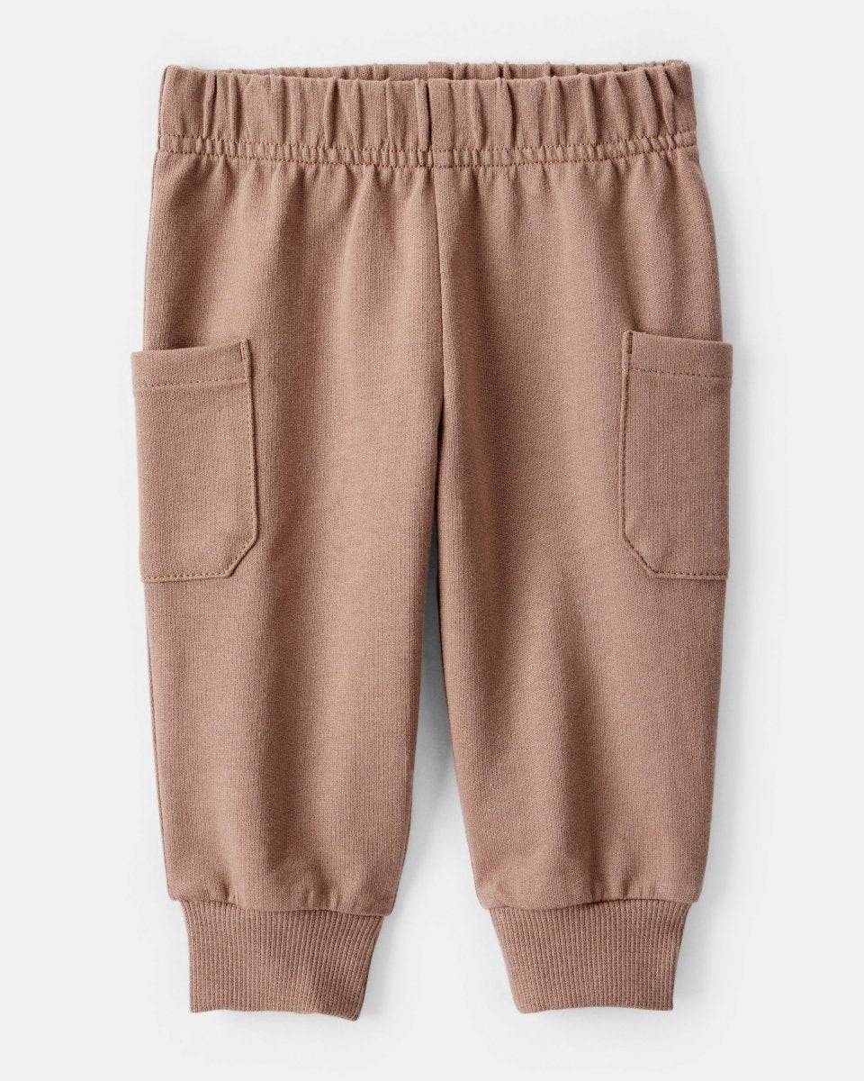 Conjunto tres piezas con cárdigan acolchado, body de rayas y pantalón - Image 2