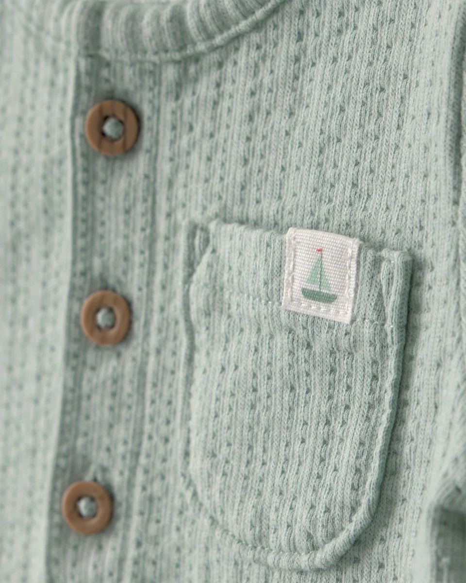 Conjunto 2 piezas camiseta de algodón y pantalón corto vichy - Image 3