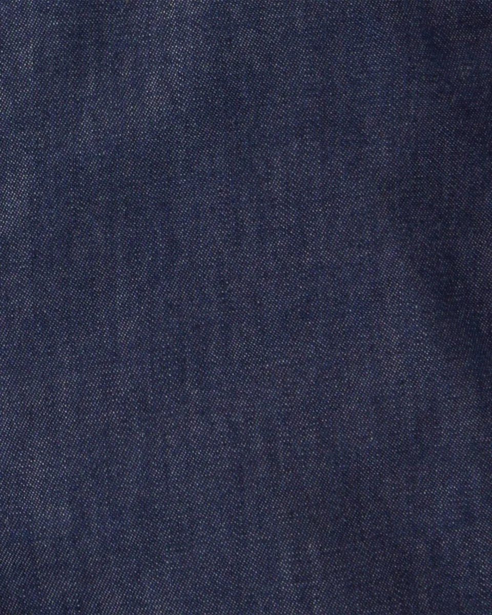 Conjunto dos piezas de algodón peto chambray y camiseta, diseño barcos - Image 5