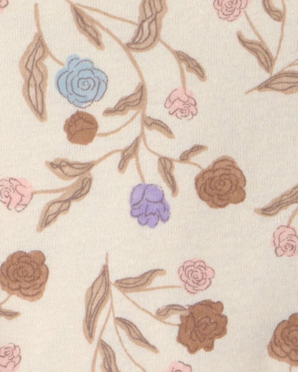 Conjunto tres piezas de algodón con blusa sin mangas, body y pantalón corto con diseño a rayas rosa - Image 3