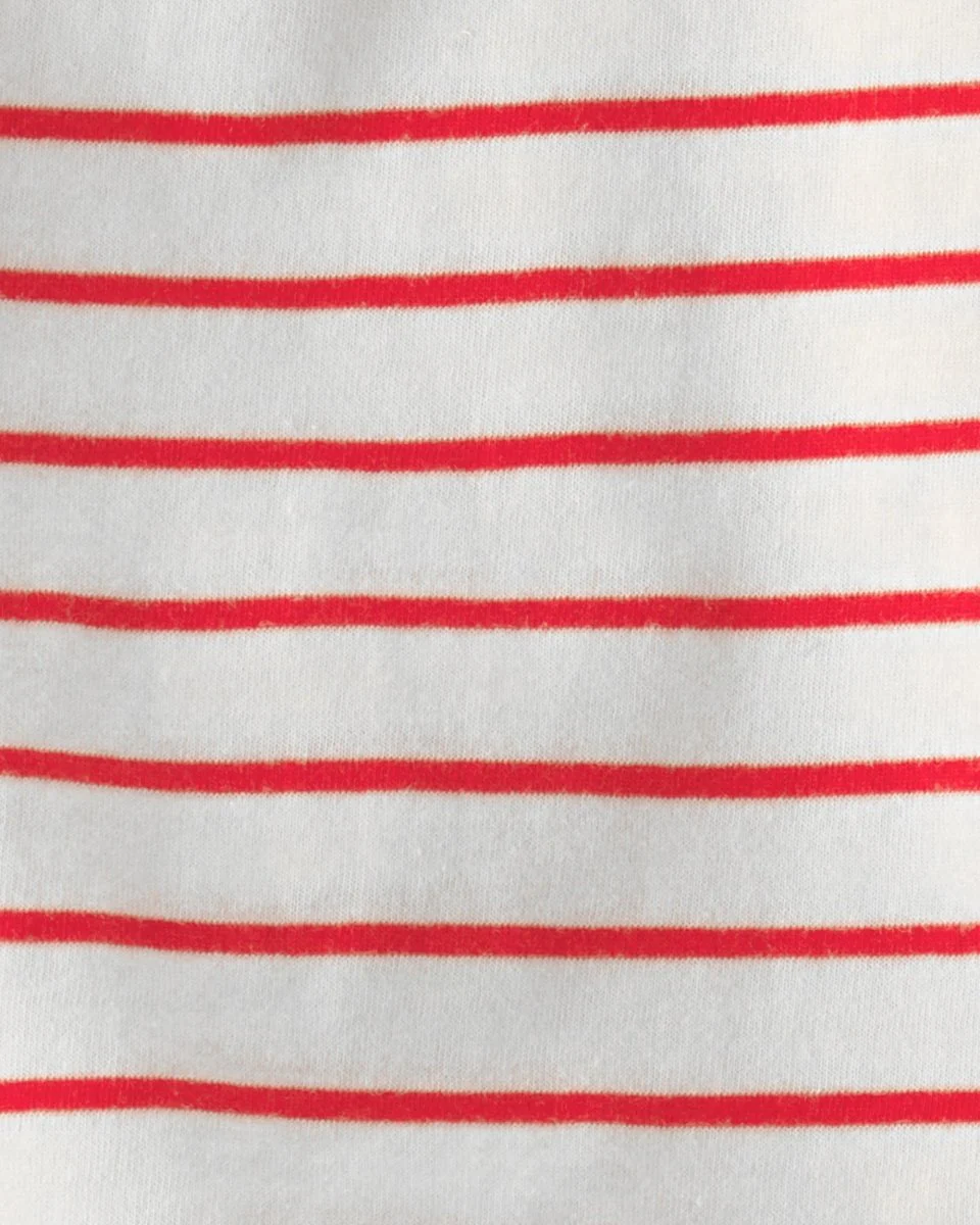 Conjunto tres piezas de algodón con camiseta, body y pantalón corto con diseño náutico - Image 3