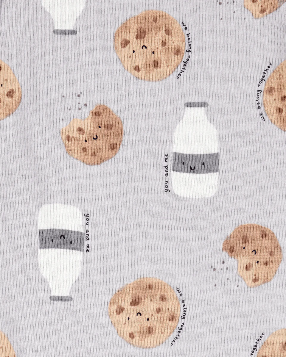 Conjunto tres piezas pantalón y dos bodies diseño galletitas - Image 5