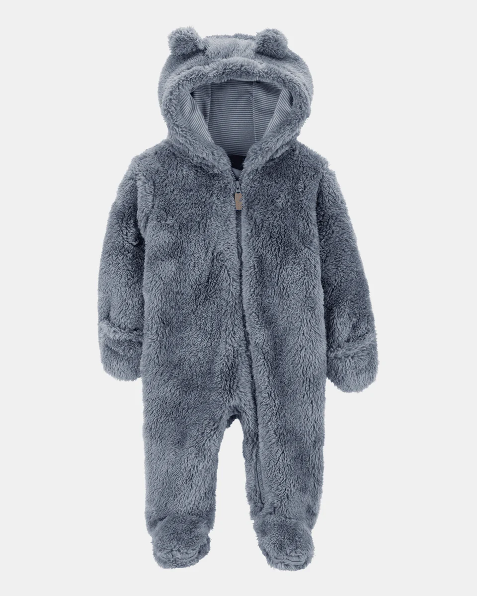 Mono astronauta de sherpa, azul
