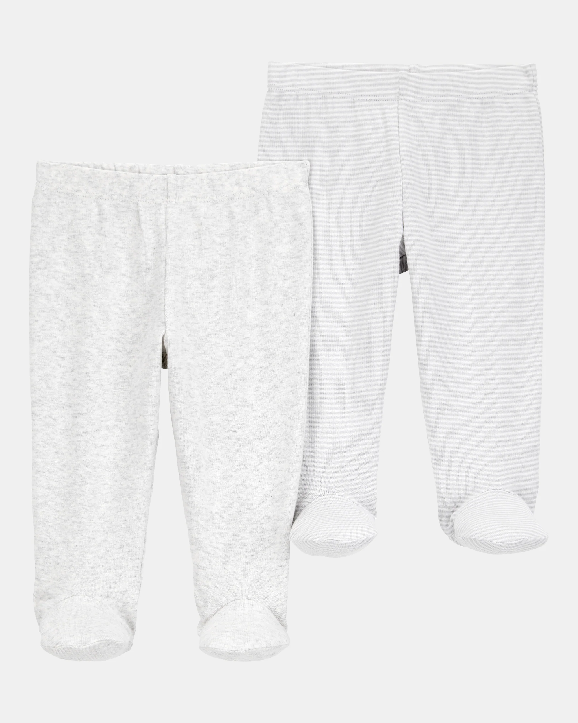Pack dos pantalones algodón grises