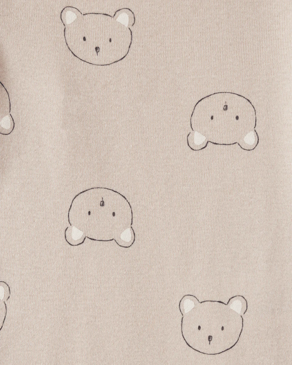 Pack cuatro piezas body manga larga con diseño de oso - Image 3