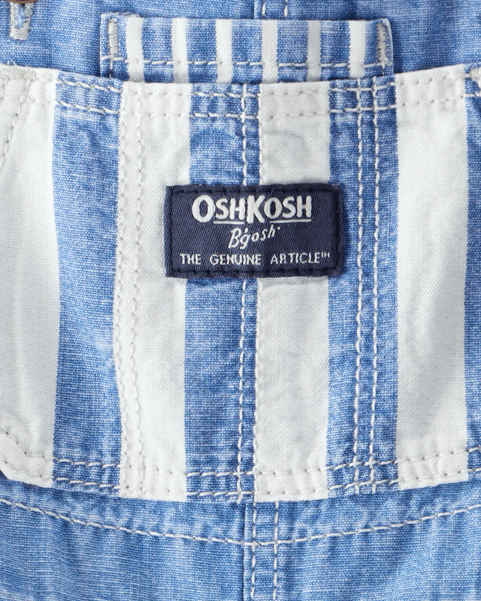 Peto denim clásico a rayas - Image 3