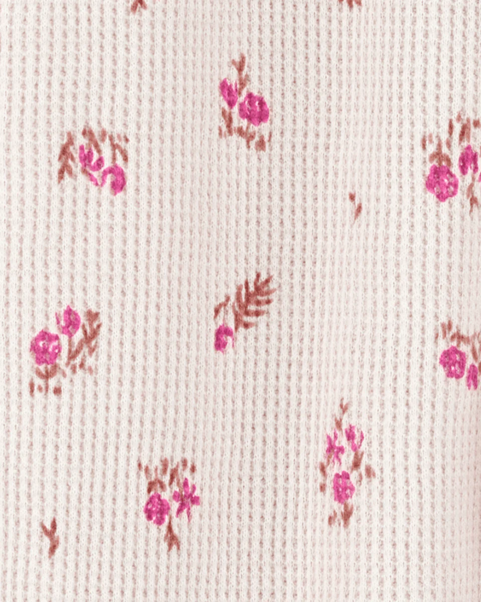 Pijama entero texturizado diseño floral - Image 2