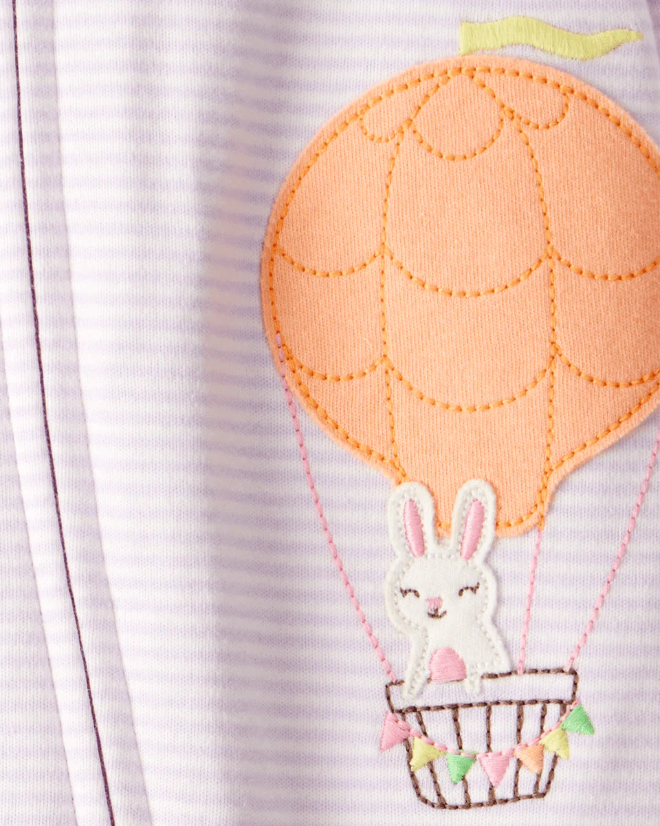 Pijama una pieza de algodón, estampa globo - Image 3