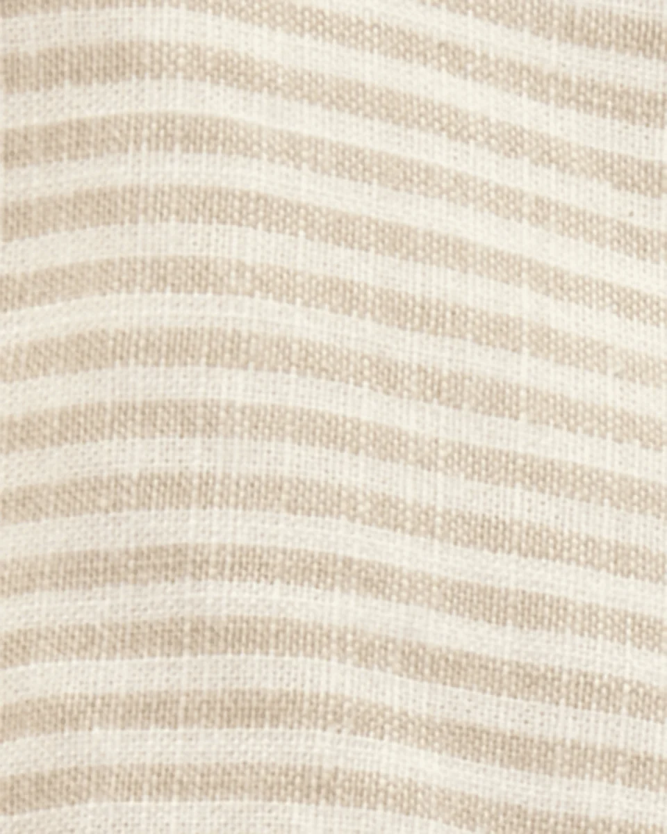 Vestido de algodón y vincha, diseño a rayas - Image 4